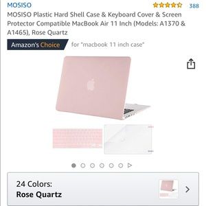 MacBook Air 11inch Case Pink